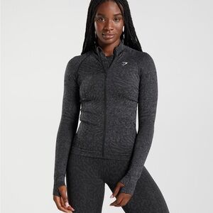 Gymshark set jacket and leggings workout  zip up sweater